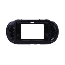 OSTENT Colorful Aluminum Metal Skin Protective Cover Case Compatible for Sony PS Vita PSV PCH-2000 - Color Black