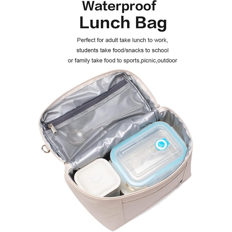 Insulated Lunch Bags for Women Cooler Bag Lightweight Nylon Waterproof