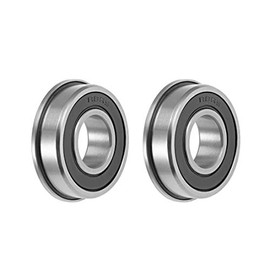 sourcing map Flange Ball Bearing Chrome ABEC-3 Bearing FR8-2RS 2Qty
