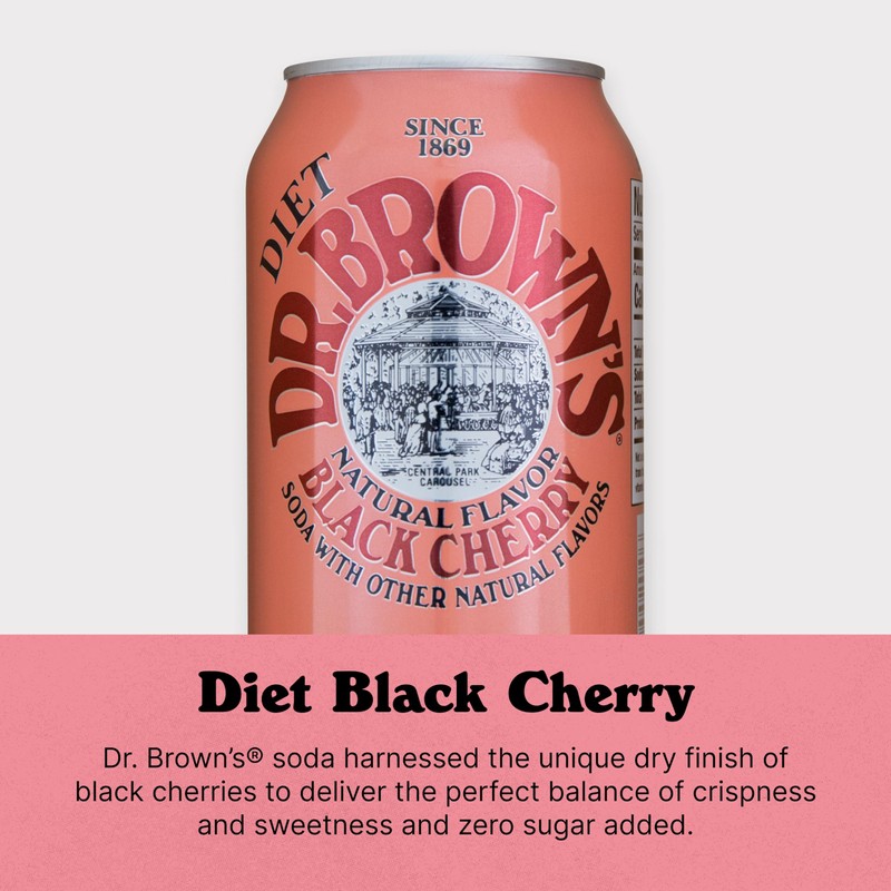 Dr. Brown's Diet Black Cherry Soda - A New York