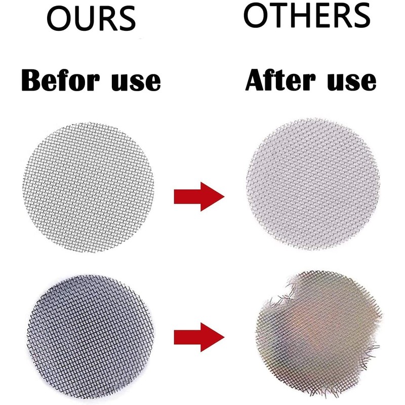 100pcs Pipe Screens, 3/4 Inch Pipe Filters, 50pcs Premium Stainless