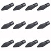 ANCLLO 12 Pcs Soft Rubber Arrowhead Tip Archery Practice Arrowhead