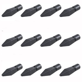 ANCLLO 12 Pcs Soft Rubber Arrowhead Tip Archery Practice Arrowhead