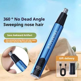 Nose Hair Trimmer, LED Power Indicator, Removable Wash