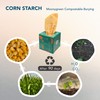 Moonygreen Compostable Trash Bags, 2.6 Gallon, 9.84 Liter, 200 Count,