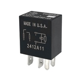 6-Pack 8T2T-14B192-AA Relay 12VDC 30A 4-Pin SPST Automotive Relay - Compatible with Select Ford F-150, Explorer Vehicles - Fixes Fuel Pump, Cooling Fan & P0230/P0691 Errors