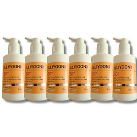 Illyyoon Illiyoon Large Capacity Hypoallergenic Easy Wash Sun Cream for the Whole Family 150ml 6pcs / 일리윤 대용량 저자극 온가족 이지워시 선크림 150ml 6개