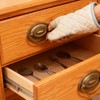 EIiegh 4 Pcs Ring Cabinet Handle,Oval Drop Swing Handles for