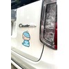 Puppy Pop Baby on Board Car Magnet Sticker Baby Onboard