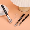 TEOYALL Foundation Contour Conceal Brush Set, 3PCS Angled Synthetic Kabuki