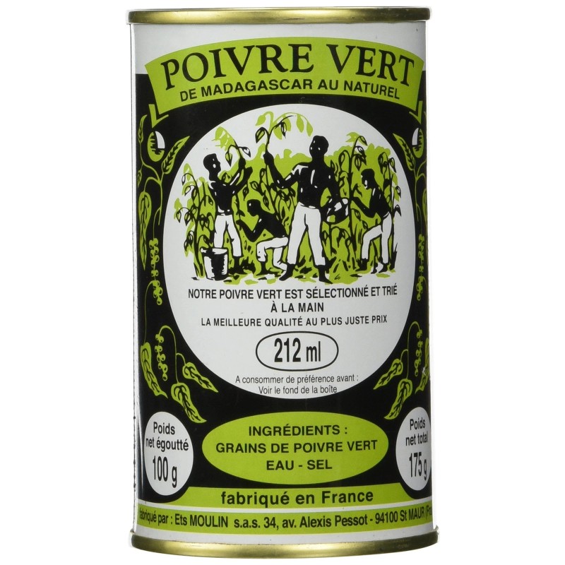 Moulin Madagascar Green Peppercorns in Brine Pack of 2 3.52