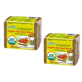 Organic Flax Seed Bread, 17.6 oz, pack of 2
