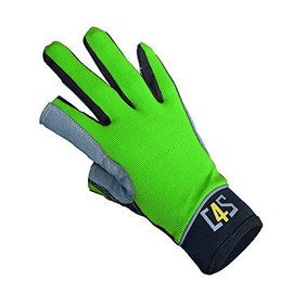 crazy4sailing Women's Men's Sailing Gloves Offshore – 2 Finger-Free, Colour: Light Green, Size: XL