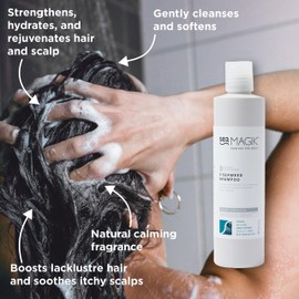 Sea Magik - Seaweed Shampoo to Soothe Itchy Scalp, Psoriasis, and Eczema, with Hydrating Dead Sea Salt, Suitable for All Hair and Scalp Types, Vegan and Cruelty Free (300ml)
