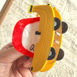 Fruit Car Shape Hair Clips 3.34" Hair Barrette Clips Cute Women Girls Hair Accessories, Banana Car