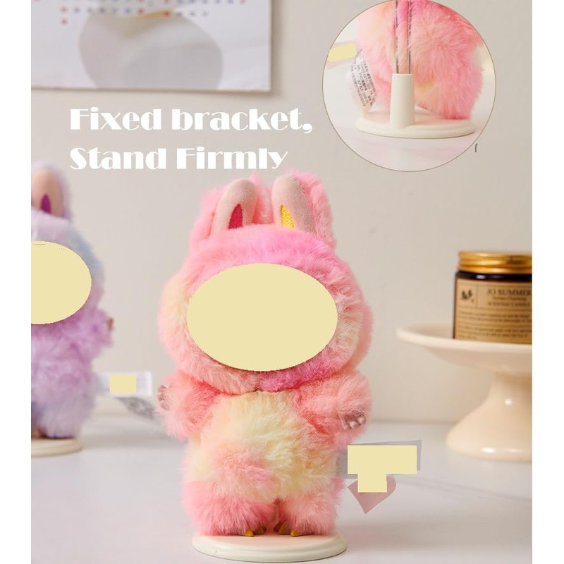 Siyecioa Small Acrylic Display Case for Hanging Display Keychain, Plush