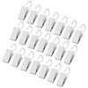 30 Pack Small Heavy-Duty Hook Clip Set Metal Curtain Hangers