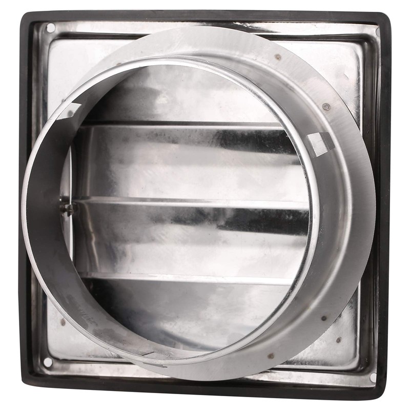 First4spares 6" / 150mm Stainless Steel Square External Wall Extractor