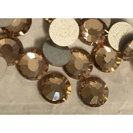 PRECIOSA 1440 PCS SS20 FLATBACK CZECH PRECIOSA VIVA12 CRYSTAL HONEY SILVER FOILED