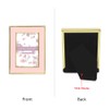 Laura Ashley 2x3 Pink Enamel Picture Frame, Gold Metal Edge