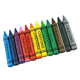 12 Piece Jumbo Wax Crayons (Pack of 1)