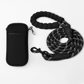 Set de Correa para Perro con Bolsa de Cintura para Teléfono, Llaves y Dinero – Ideal para Paseos y Actividades al Aire Libre
