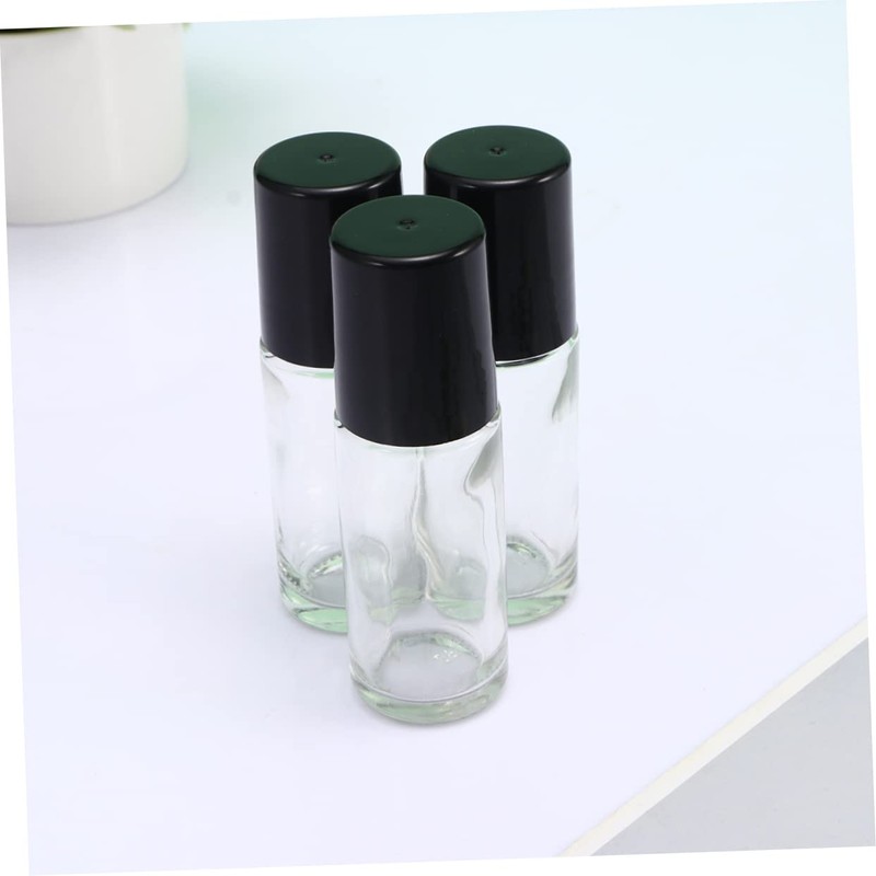 SAFIGLE 4Pcs Portable Roll Bottle Leak Empty Essential Oil Container