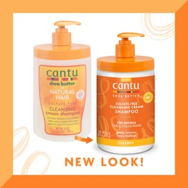 Cantu Shea Butter Natural Hair Cleansing Cream Shampoo - 25oz, 25 Oz