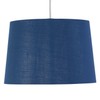 Set of 2 Navy Blue Fabric with Silver Inner Easy