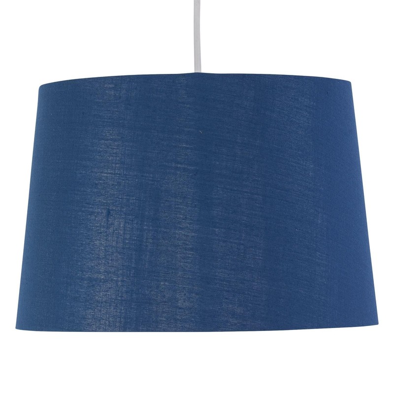 Set of 2 Navy Blue Fabric with Silver Inner Easy