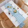Chiffon Blue Tablecloth Modern Simple Romantic Wedding Decoration Tablecloth for