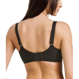 Teyli Women's Nursing Bra - Bra Underwired Bra Large Sizes Maternity Clothing with Lace - Nursing Bra Large Breasts - Women's Bra Breastfeeding, black