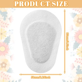 Panitay 40 Pcs Adhesive Eye Patches for Adults Disposable Breathable Medical Eye Patch for Amblyopia Lazy Latex Free Adhesive Bandages for Men(3.3 x 2.3 Inch,White)