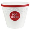 Hutzler Popcorn Bucket, Plastic Bowl, Red Large