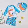 SGMWVB Baby and Toddler Boys' 3-Piece Swimsuit Set Kids Bathing