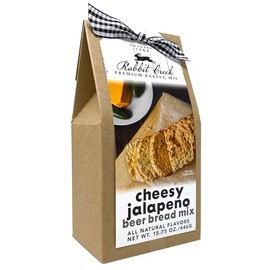 Rabbit Creek Beer Bread Mix Cheesy Jalapeno Beer Bread Mix for Baking Premium Bread Baking Mix
