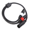 JORIND 5Pin XLR Male to Dual 3Pin XLR Female Cable