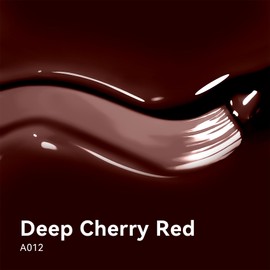 MAYCHAO 15ML Gel Nail Polish 1Pc Deep Cherry Red Nail Polish Soak Off UV LED Blood Red Nail Gel Polish Nail Art Starter Manicure Salon DIY at Home, 0.5 OZ