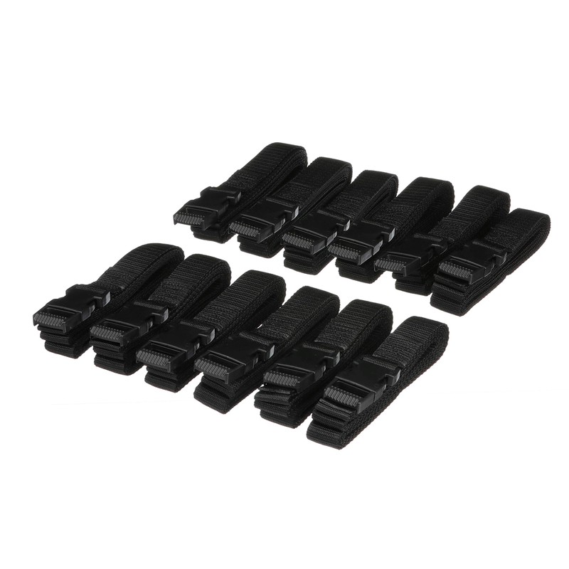 Seachoice Boat Cover Tie Down Strap Down Kit, Black, Includes