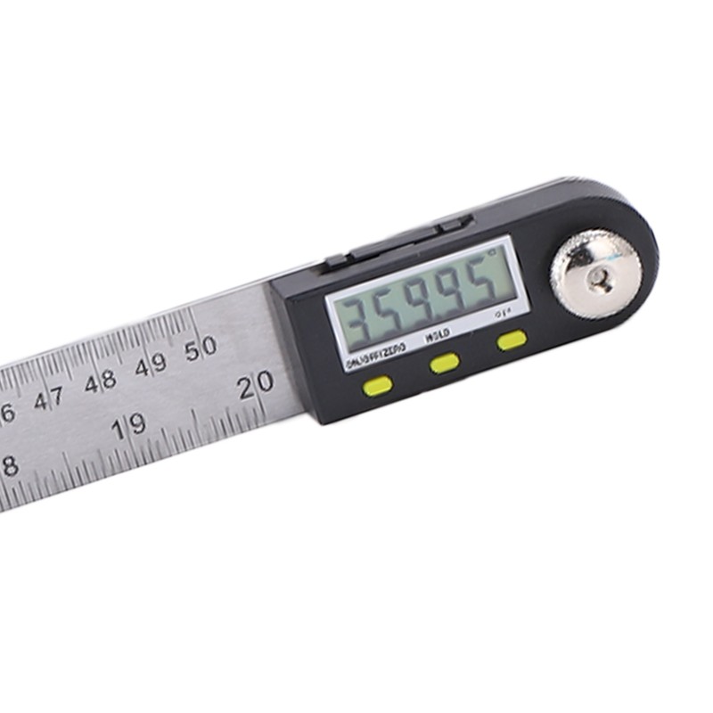 0‑500mm Digital Angle Finder Ruler 0‑360° LCD Protractor Angle Gauge