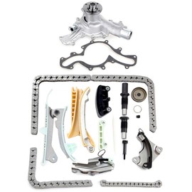 GDSMOTU Engine Timing Chain Parts Kit W/Water Pump Fits for Ford Ranger 4.0L 2001-2008 for Ford Explorer 4.0L 1997-2010 for Ford Mustang 4.0L 2006-2010 Replace TK428