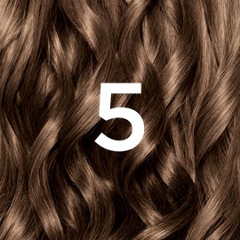 Garnier Nutrisse Permanent Hair Dye, Natural-looking, hair colour result, For All Hair Types, 5 Mocha Brown