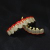 Grillz Vampire Teeth Silver Grills for Your Teeth Diamond Grillz