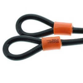 BURG-WÄCHTER safety cable, with 2 eyelets, length: 2.5 m, for securing bicycles, garden tools and furniture, 750 250