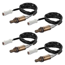 SYKRSS Oxygen O2 Sensor 15717 Compatible with Fo rd E150 E250 Explorer F150,Lin-coln Continental Town Car,15716,15664 Up and Downstream Replacement Oxygen Sensor for Maz-da Mercury Mountaineer,4PCS