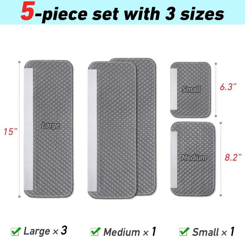 Refrigerator Door Handle Covers, 5 PCS, Performance Appliance Handle Covers,