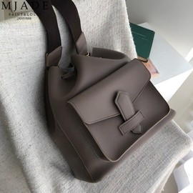 MJADE Daily Pocket Bucket Bag 1ea, Color:Black Smaill Size (Black Strap)