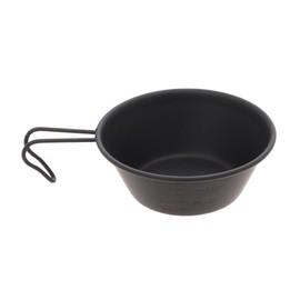 Whole Earth Shera Cup 320 Black WE23DJ84 BLK Cookware Kitchen Camping BBQ Outdoor (Black/FF/Men's, Lady's, Jr)