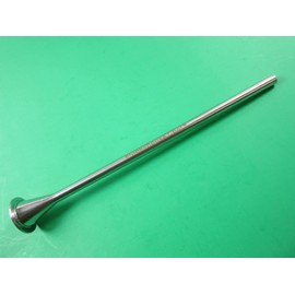 LONG snack stick tube for sausage stuffer filler with standard 2" base. 3/8" diameter for collagen and sheep