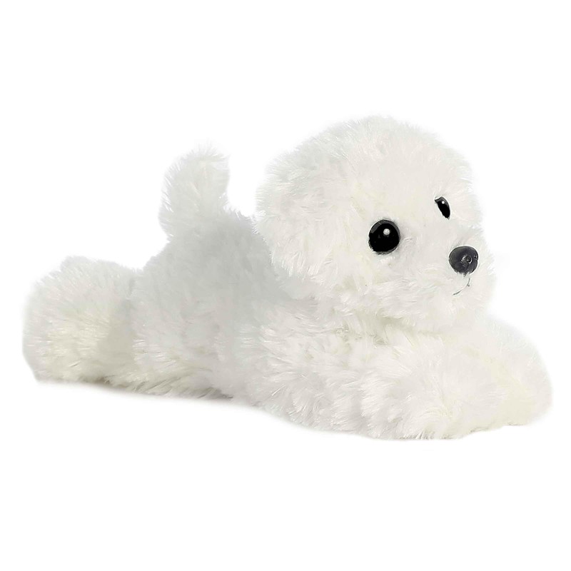 Aurora® Adorable Mini Flopsie™ Snowball™ Stuffed Animal - Playful Ease